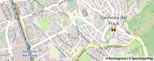 Mappa Gemona del Friuli