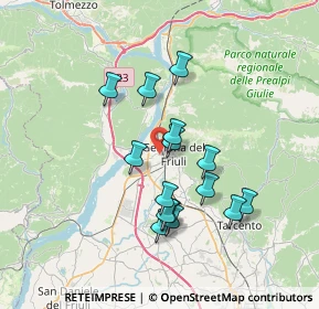 Mappa 33013 Gemona del Friuli UD, Italia (6.146)