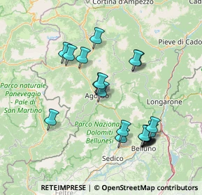 Mappa Frazione Crostolin, 32021 Agordo BL, Italia (14.571)