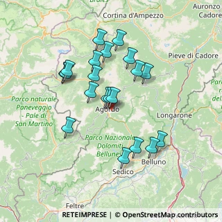 Mappa Frazione Crostolin, 32021 Agordo BL, Italia (13.0885)