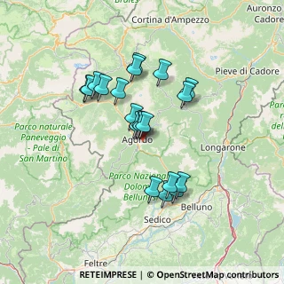 Mappa Frazione Crostolin, 32021 Agordo BL, Italia (11.497)