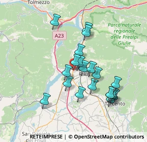 Mappa Parco Commerciale Bravi, 33013 Gemona del Friuli UD, Italia (6.385)