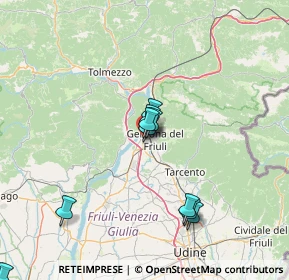 Mappa Parco Commerciale Bravi, 33013 Gemona del Friuli UD, Italia (16.38273)