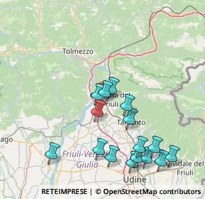 Mappa Parco Commerciale Bravi, 33013 Gemona del Friuli UD, Italia (16.63563)