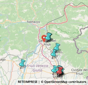 Mappa Parco Commerciale Bravi, 33013 Gemona del Friuli UD, Italia (18.77467)