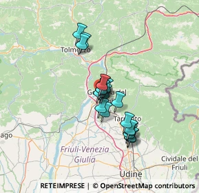 Mappa Parco Commerciale Bravi, 33013 Gemona del Friuli UD, Italia (9.21316)