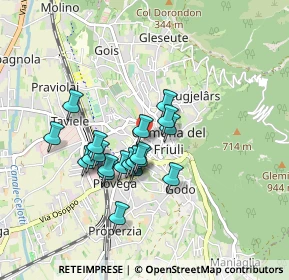 Mappa Piazzale Padre Osmolowski, 33013 Gemona del Friuli UD, Italia (0.6875)