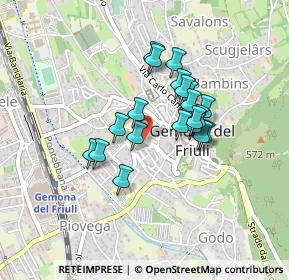 Mappa Piazzale Padre Osmolowski, 33013 Gemona del Friuli UD, Italia (0.323)
