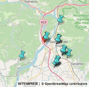 Mappa Via delle Roste Nuove, 33010 Trasaghis UD, Italia (6.63563)