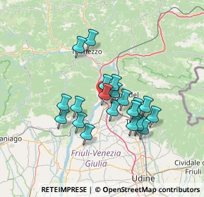 Mappa Via delle Roste Nuove, 33010 Trasaghis UD, Italia (10.964)
