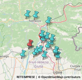 Mappa Via delle Roste Nuove, 33010 Trasaghis UD, Italia (11.66579)