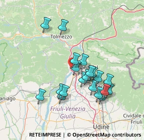 Mappa Via delle Roste Nuove, 33010 Trasaghis UD, Italia (12.757)
