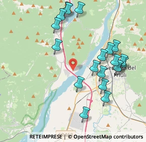 Mappa Via delle Roste Nuove, 33010 Trasaghis UD, Italia (4.203)