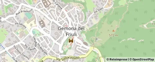 Mappa Gemona del Friuli