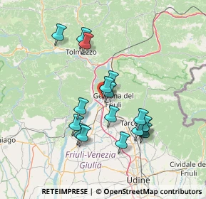 Mappa Via Pineta, 33013 Gemona del Friuli UD, Italia (12.66941)