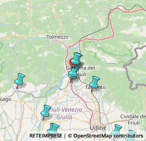 Mappa Via Pineta, 33013 Gemona del Friuli UD, Italia (18.84545)