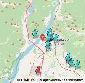 Mappa Via Pineta, 33013 Gemona del Friuli UD, Italia (3.53917)