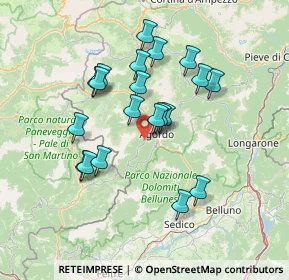 Mappa Via Piandison, 32020 Voltago Agordino BL, Italia (12.579)