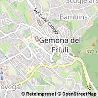 Kort Gemona del Friuli