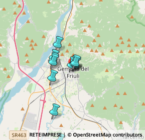 Mappa Salita, 33013 Gemona del Friuli UD, Italia (2.48909)