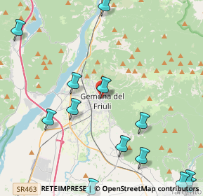 Mappa Salita, 33013 Gemona del Friuli UD, Italia (5.79462)