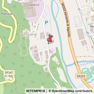 Mappa Via Valcozzena, 37, 32021 Agordo, Belluno (Veneto)