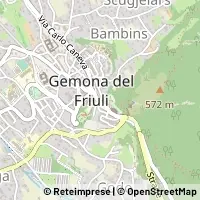 Map Gemona del Friuli
