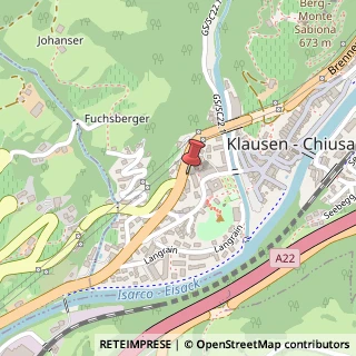 Mappa Via Fraghes, 72, 39043 Chiusa, Bolzano (Trentino-Alto Adige)