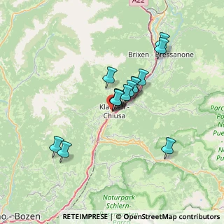 Mappa Piazza Fraghes, 39043 Chiusa BZ, Italia (5.29286)