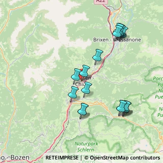 Mappa Piazza Fraghes, 39043 Chiusa BZ, Italia (8.28)