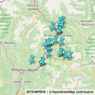 Mappa Unterstadt Cittá Bassa, 39043 Chiusa BZ, Italia (11.0715)