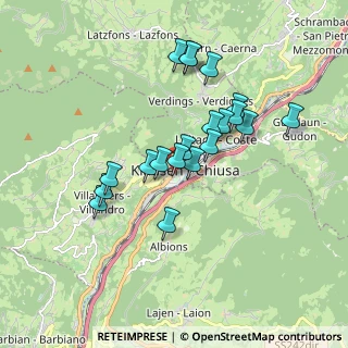 Mappa Via Fraghes, 39043 Chiusa BZ, Italia (1.5075)
