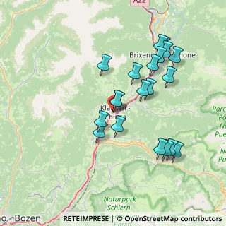 Mappa Via Fraghes, 39043 Chiusa BZ, Italia (7.1685)