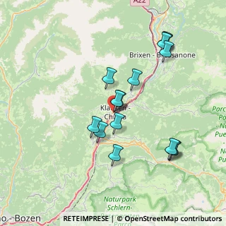 Mappa Via Fraghes, 39043 Chiusa BZ, Italia (7.126)