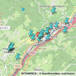 Mappa Via alle Miniere, 39043 Chiusa BZ, Italia (0.991)