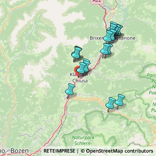 Mappa Via alle Miniere, 39043 Chiusa BZ, Italia (7.4005)