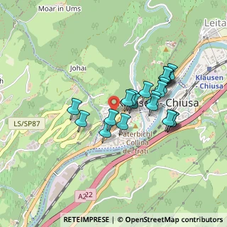 Mappa Via alle Miniere, 39043 Chiusa BZ, Italia (0.363)