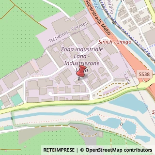 Mappa Zona Industriale, 12, 39011 Lana, Bolzano (Trentino-Alto Adige)
