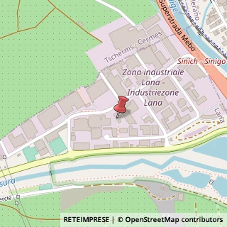 Mappa Via dei Montefeltro, 1/C, 39011 Lana, Bolzano (Trentino-Alto Adige)