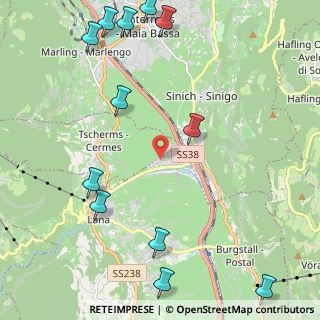 Mappa Zona industriale Eurocenter, 39011 Lana BZ, Italia (3.03538)