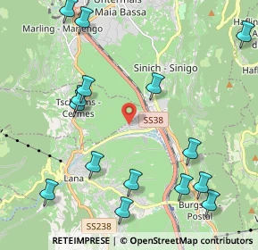 Mappa Zona industriale Eurocenter, 39011 Lana BZ, Italia (2.54067)