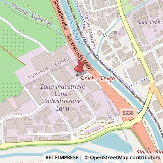 Mappa Zona Industriale, 19, 39011 Lana, Bolzano (Trentino-Alto Adige)