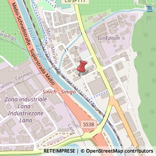 Mappa Via Rio Sinigo, 1, 39012 Merano, Bolzano (Trentino-Alto Adige)
