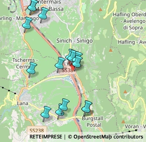 Mappa Via Carlo Abarth, 39012 Merano BZ, Italia (2.03467)