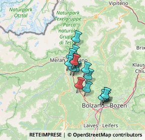 Mappa Via Carlo Abarth, 39012 Merano BZ, Italia (8.56063)