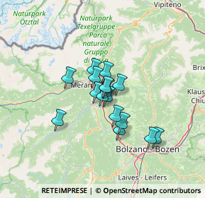 Mappa Via Carlo Abarth, 39012 Merano BZ, Italia (8.23063)