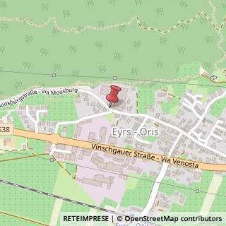 Mappa Via moosburg 29, 39020 Lasa, Bolzano (Trentino-Alto Adige)