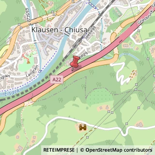 Mappa Viadotto Chiusa Klausen, 2, 39043 Chiusa, Bolzano (Trentino-Alto Adige)