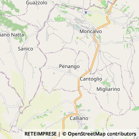 Mappa Penango