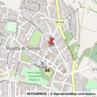 Mappa Vicolo Francesco Millio, 23, 10040 Rivalta di Torino, Torino (Piemonte)